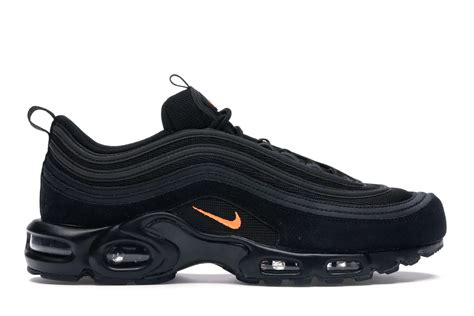 Nike Air Max Plus 97 Black Hyper Crimson Men's.